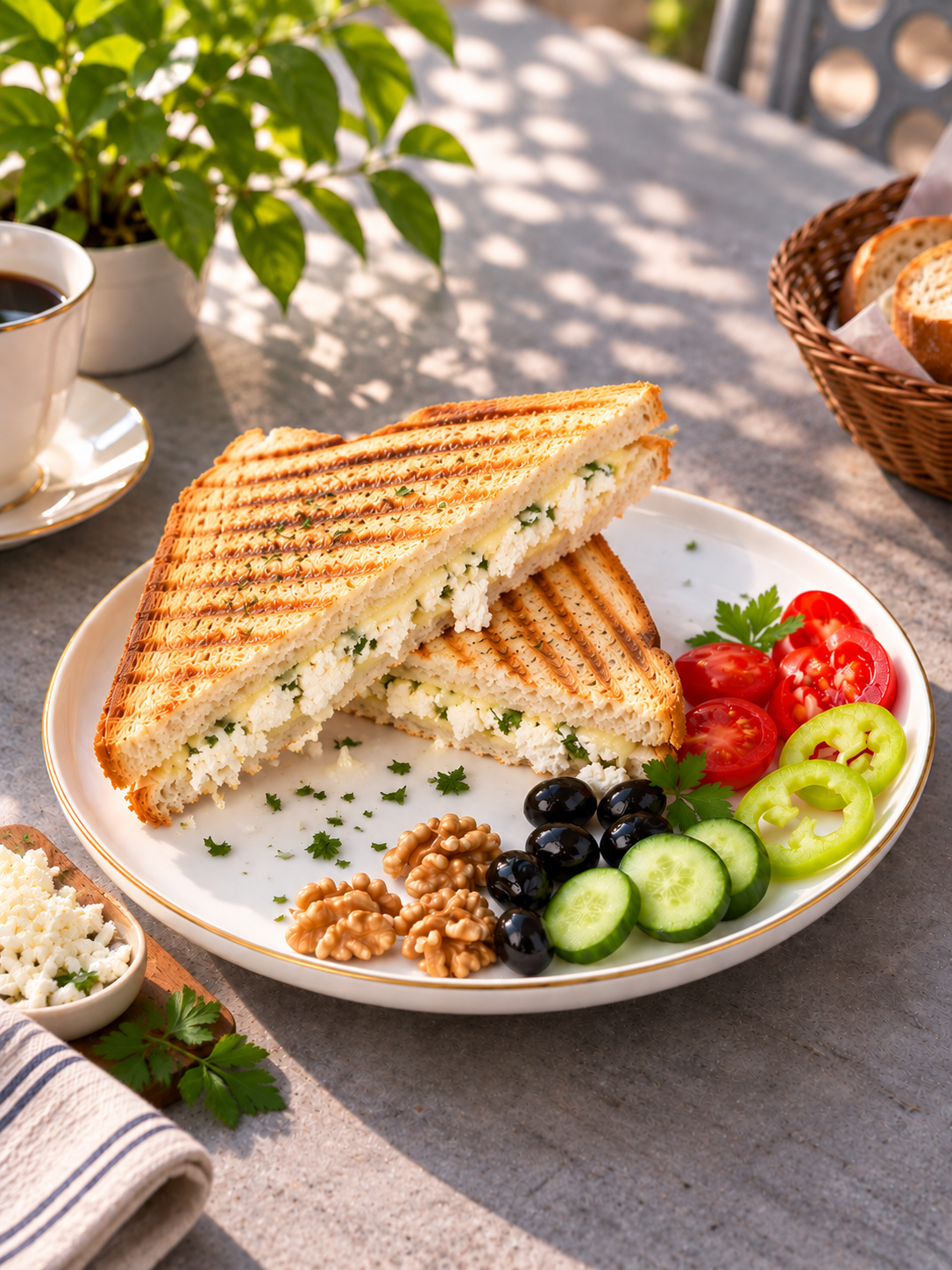 BEYAZ PEYNİRLİ TOST